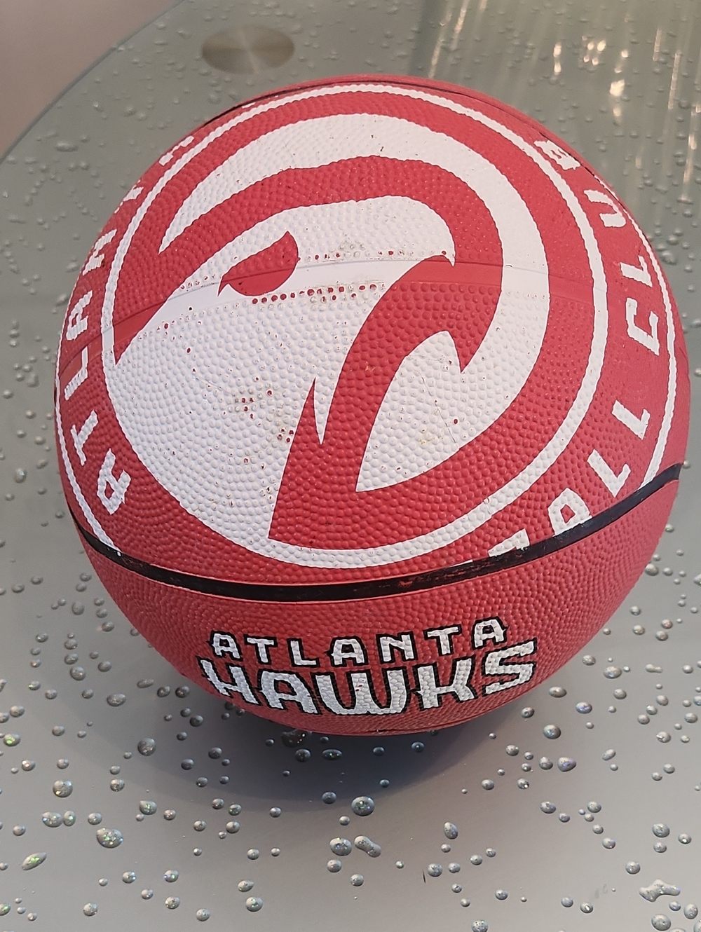 Red and White Team Basketball - Official Logo
